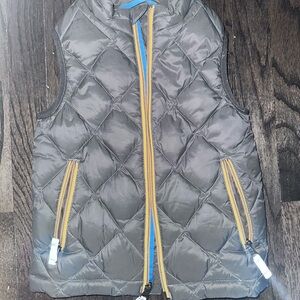 Gray Quilted down filled Vest 110